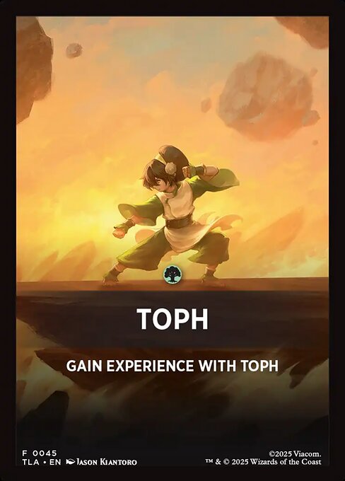 Toph from Avatar: The Last Airbender Jumpstart Front Cards