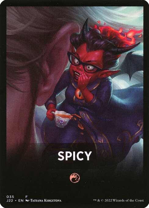 Spicy highlighted card art