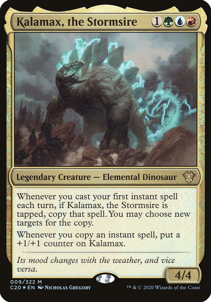 Kalamax, the Stormsire from Commander 2020 Oversized