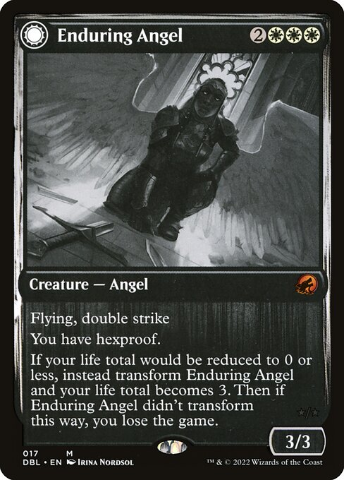 Enduring Angel // Angelic Enforcer from Innistrad: Double Feature
