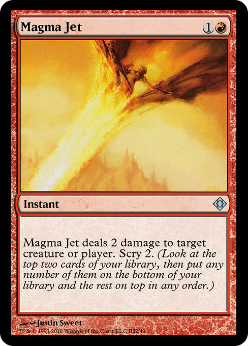 Magma Jet from Magic Online Theme Decks