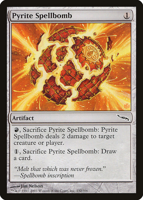 Pyrite Spellbomb from Mirrodin