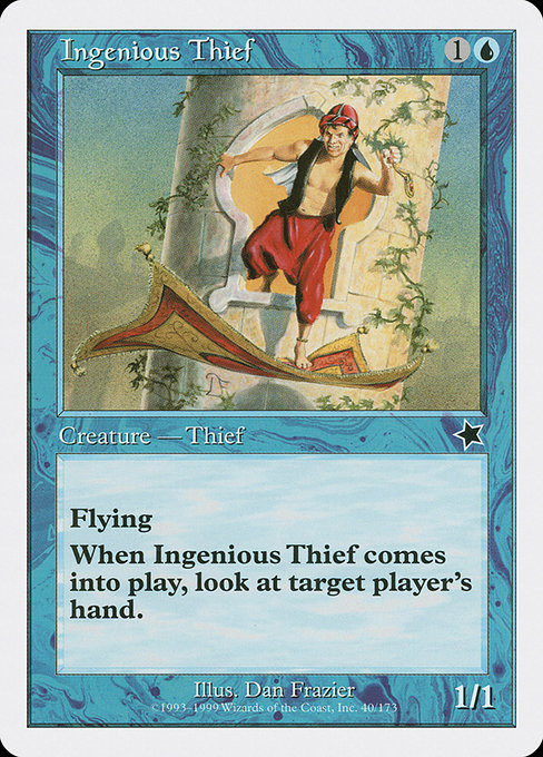 Ingenious Thief highlighted card art