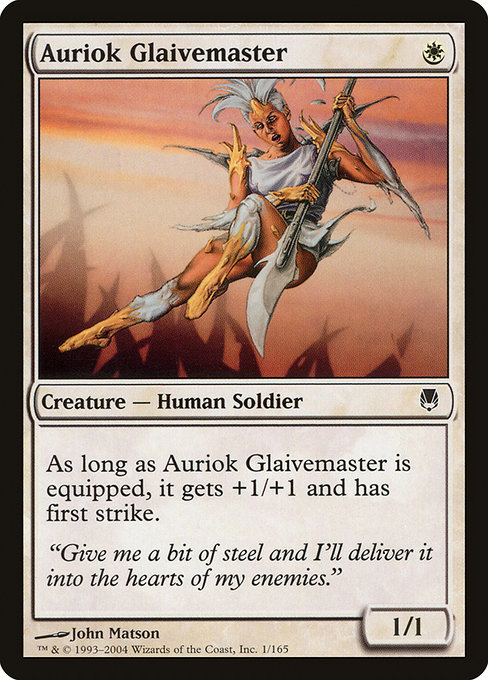Auriok Glaivemaster highlighted card art