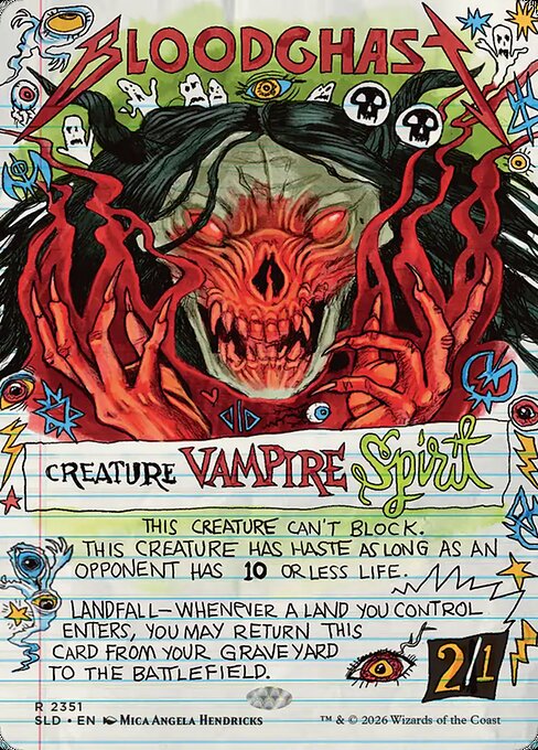 Bloodghast highlighted card art