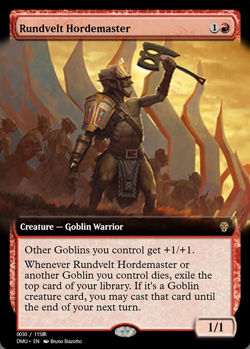Rundvelt Hordemaster highlighted card art