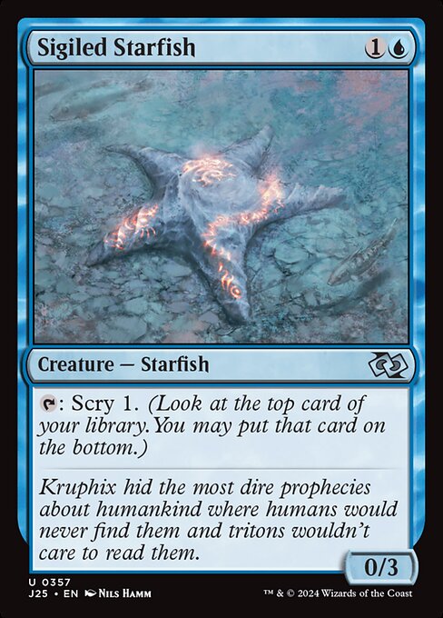 Sigiled Starfish highlighted card art