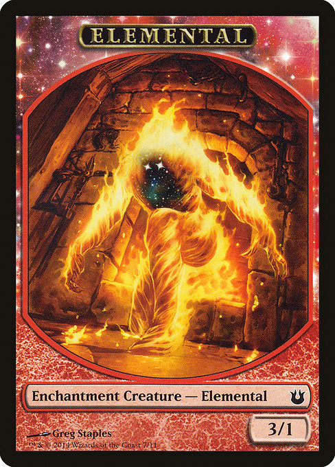 Elemental highlighted card art