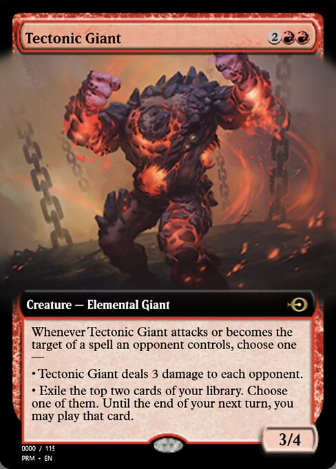 Tectonic Giant from Magic Online Promos