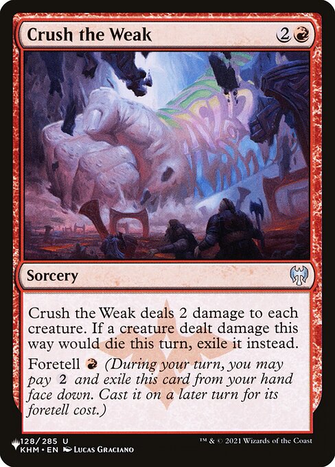 Crush the Weak highlighted card art