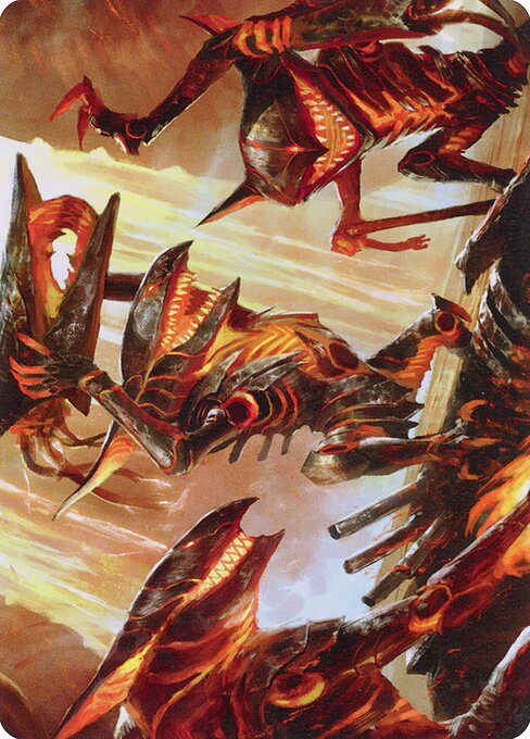 Gleeful Demolition // Gleeful Demolition from Phyrexia: All Will Be One Art Series
