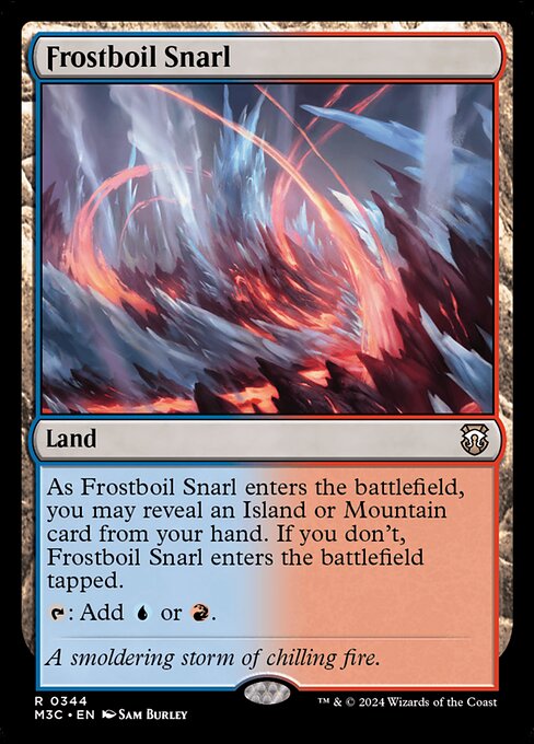 Frostboil Snarl from Modern Horizons 3 Commander