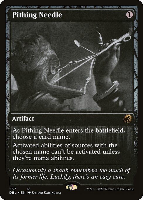 Pithing Needle from Innistrad: Double Feature