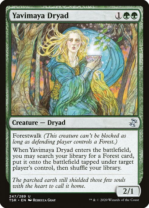 Yavimaya Dryad highlighted card art