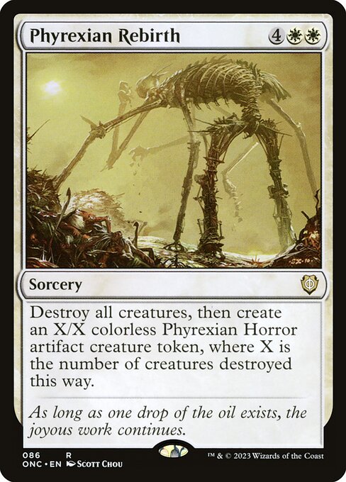 Phyrexian Rebirth from Phyrexia: All Will Be One Commander