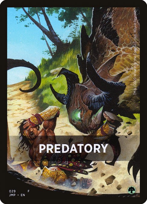 Predatory highlighted card art