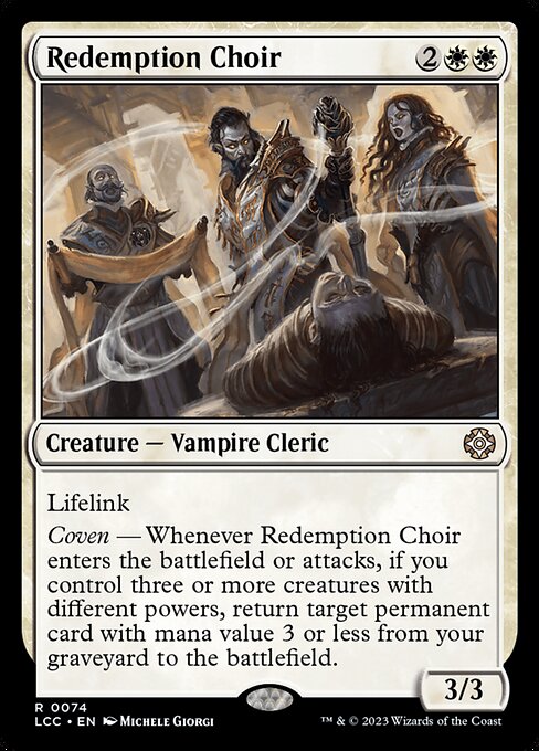 Redemption Choir highlighted card art