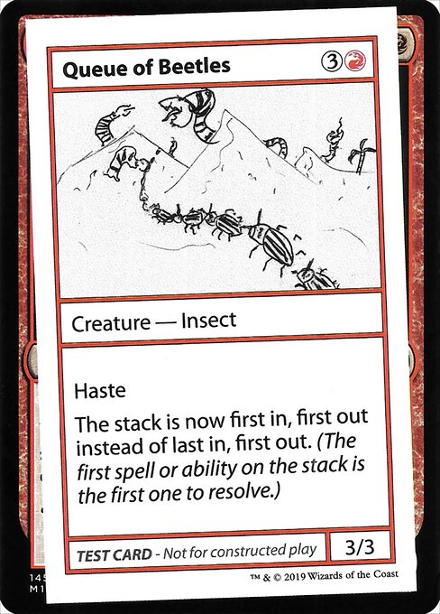 Queue of Beetles highlighted card art