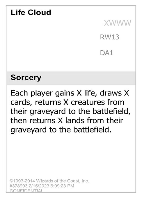 Life Cloud highlighted card art