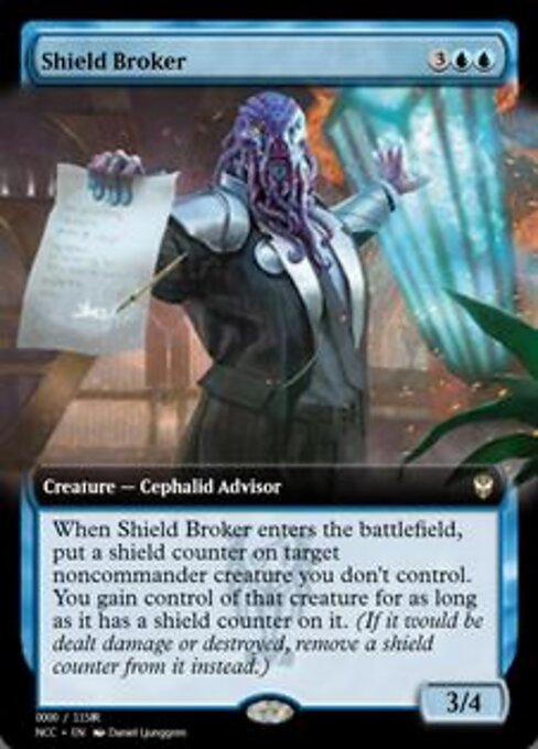 Shield Broker highlighted card art