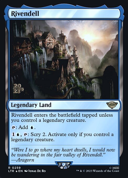 Rivendell from Tales of Middle-earth Promos