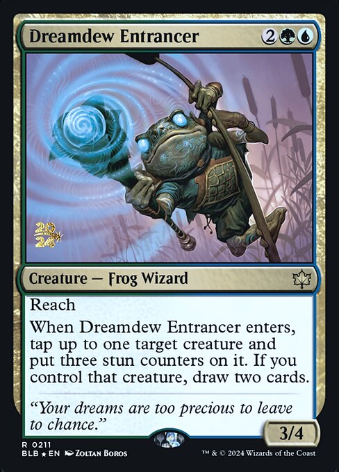 Dreamdew Entrancer from Bloomburrow Promos