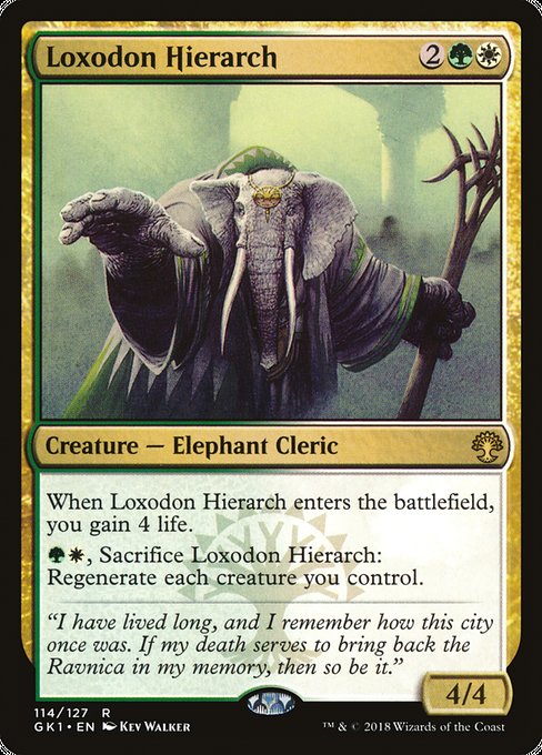 Loxodon Hierarch highlighted card art