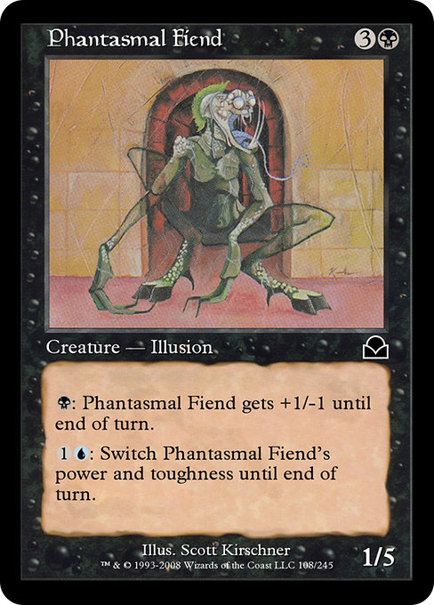Phantasmal Fiend highlighted card art