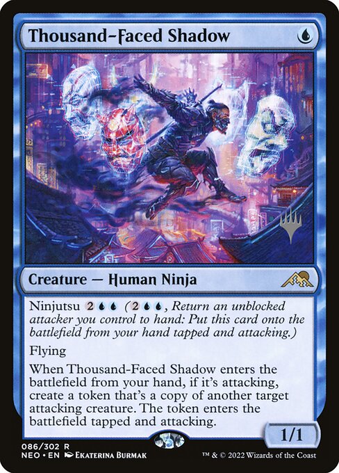 Thousand-Faced Shadow from Kamigawa: Neon Dynasty Promos