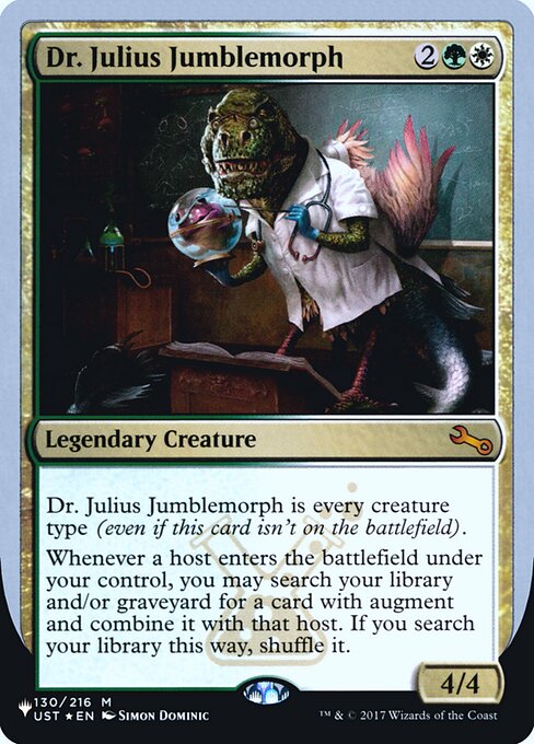 Dr. Julius Jumblemorph highlighted card art
