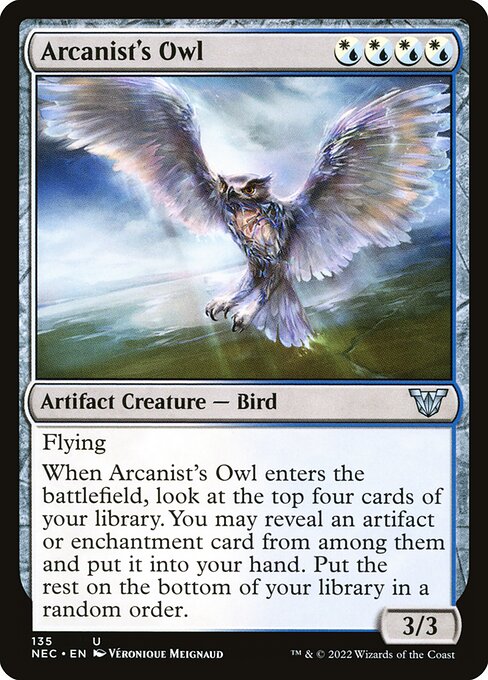 Arcanist's Owl highlighted card art