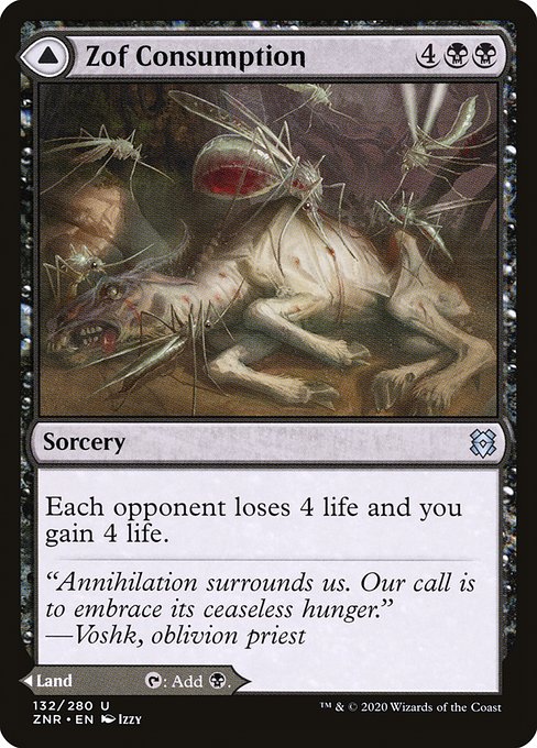 Zof Consumption // Zof Bloodbog from Zendikar Rising