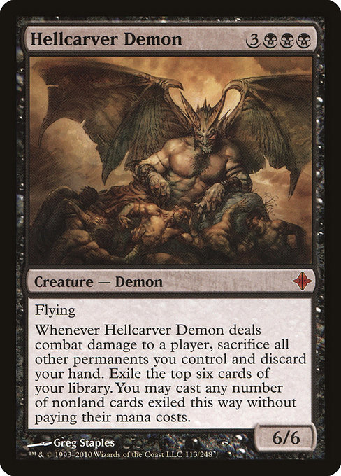 Hellcarver Demon highlighted card art