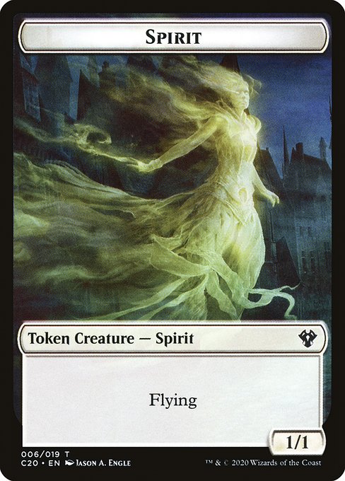Spirit from Commander 2020 Tokens