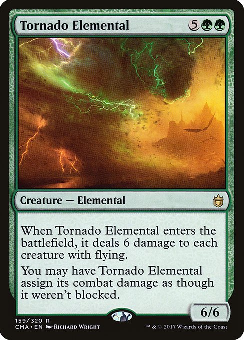 Tornado Elemental from Commander Anthology