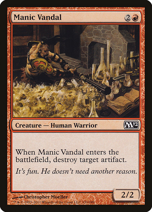 Manic Vandal highlighted card art