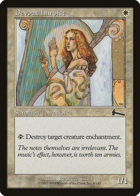 Devout Harpist highlighted card art