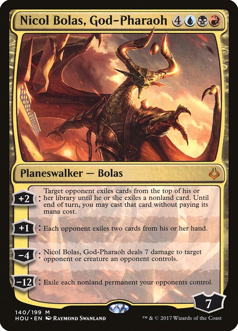 Nicol Bolas, God-Pharaoh from Hour of Devastation