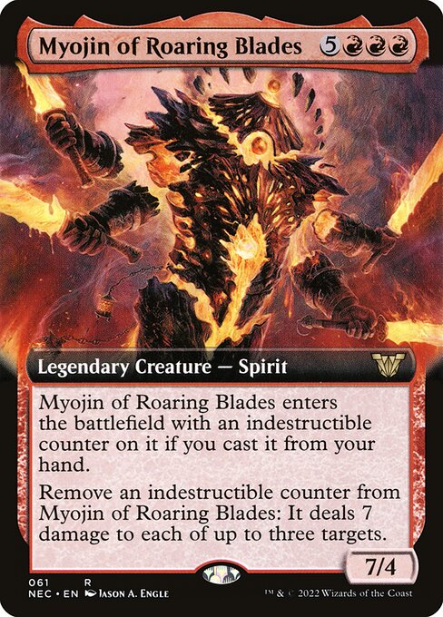 Myojin of Roaring Blades from Neon Dynasty Commander