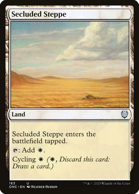 Secluded Steppe from Phyrexia: All Will Be One Commander
