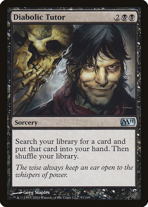 Diabolic Tutor from Magic 2011