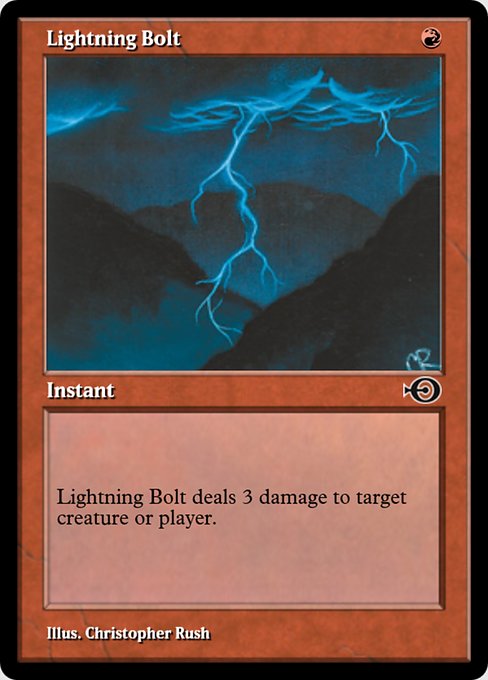 Lightning Bolt from Magic Online Promos