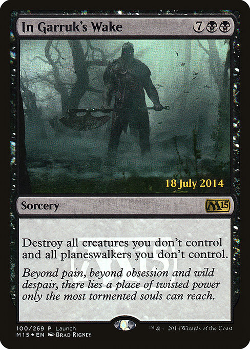 In Garruk's Wake from Magic 2015 Promos
