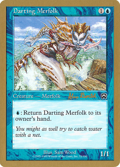 Darting Merfolk highlighted card art