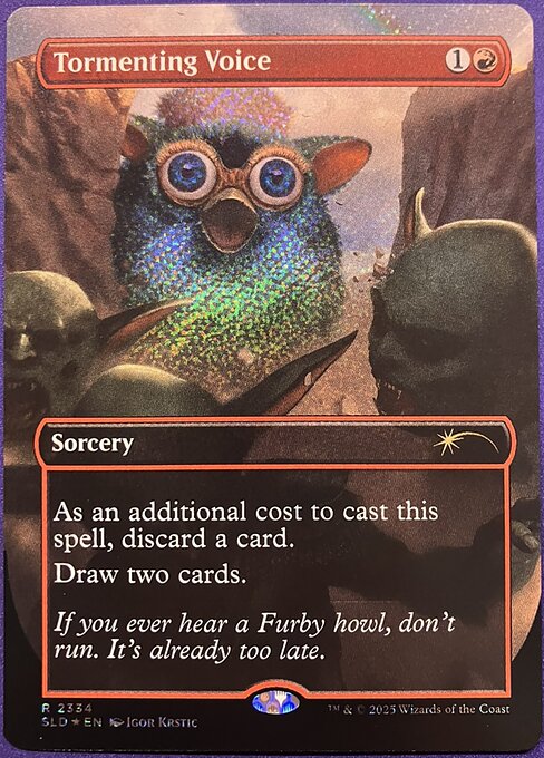 Tormenting Voice highlighted card art