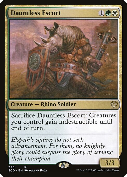 Dauntless Escort highlighted card art