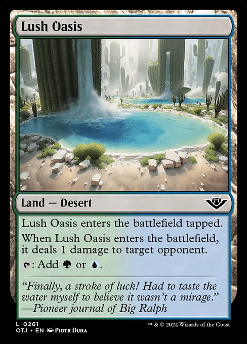 Lush Oasis from Outlaws of Thunder Junction