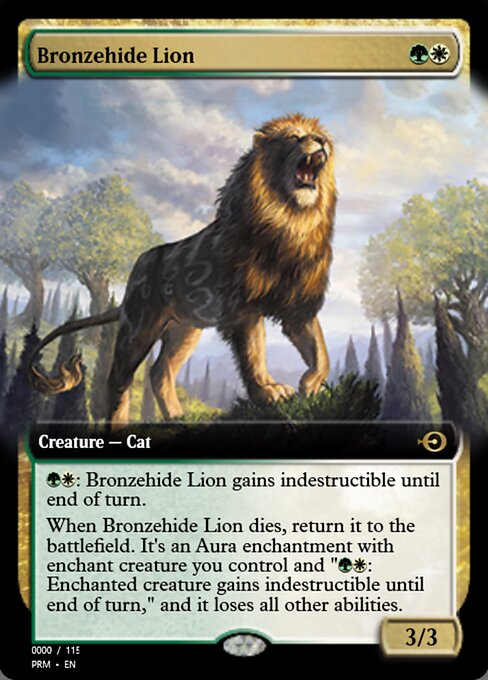 Bronzehide Lion highlighted card art