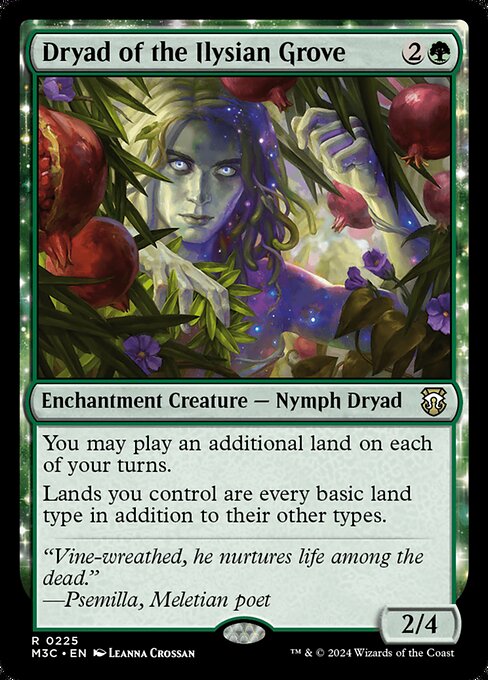 Dryad of the Ilysian Grove from Modern Horizons 3 Commander