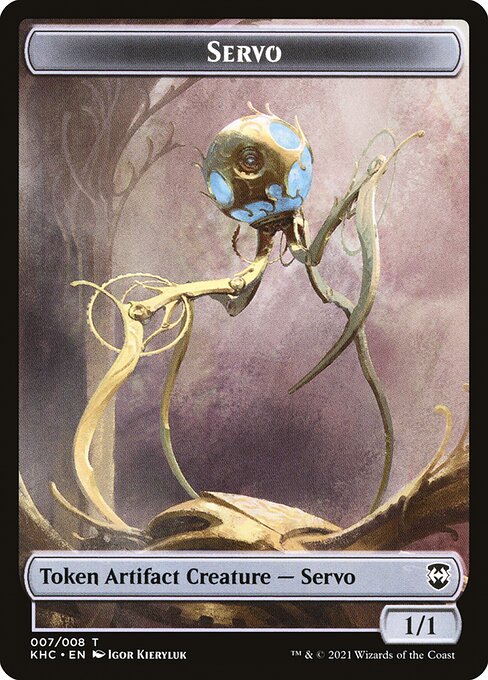 Servo from Kaldheim Commander Tokens